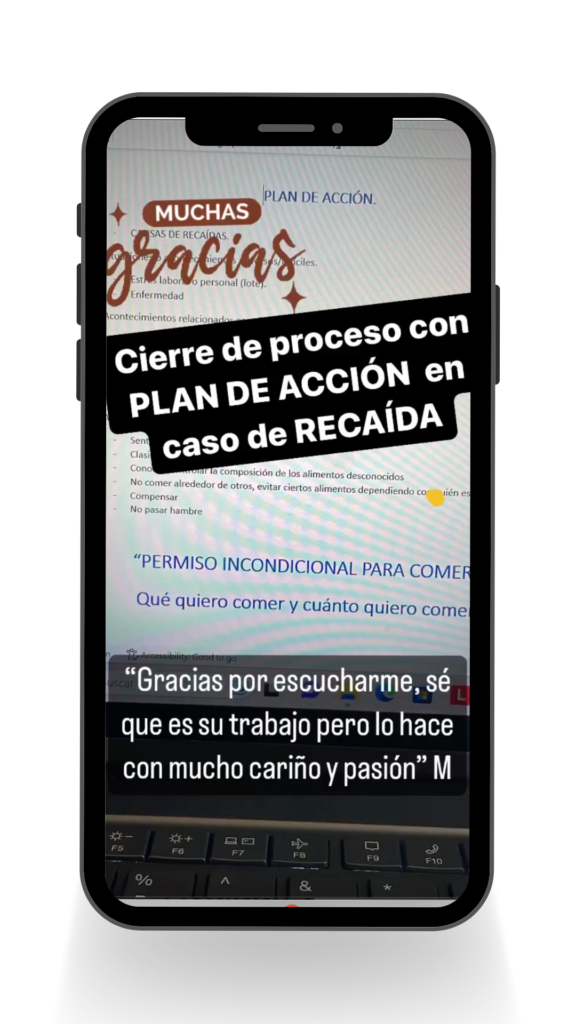 Testimonio 8 Reto Adiós a los Atracones - Francela Jaikel Psicóloga Especialista en Trastornos Alimentarios