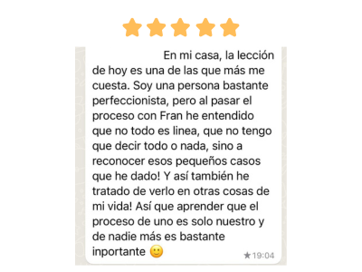 Testimonio 7b Reto Adiós a los Atracones - Francela Jaikel Psicóloga Especialista en Trastornos Alimentarios