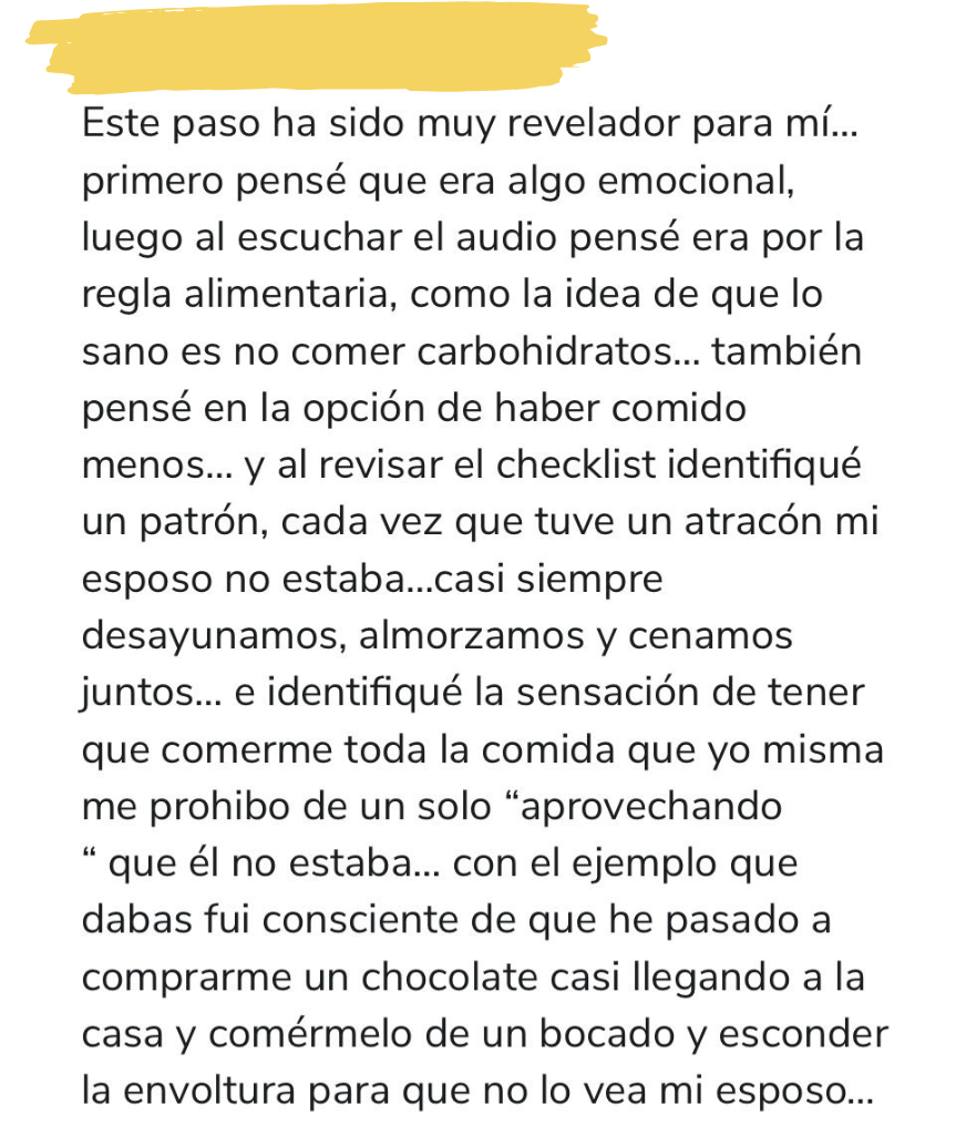 Reto Adiós a los Atracones T4